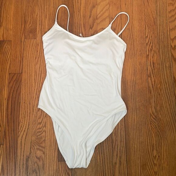 Andie The Amalfi One Piece Swimsuit White Size L NWT- minimalist - Picture 3 of 9